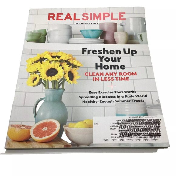 Real Simple Magazine (Life Made Easier) Complete Year 2017 - 12 Issues - Picture 11 of 16